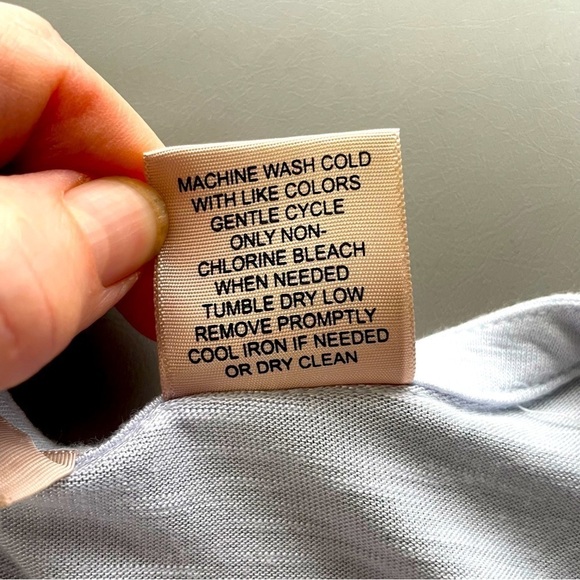 Philosophy V-Neck High-Low Blouse – Blue – Size Medium - Picture 8 of 11